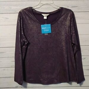 Christopher and Banks petite shirt size large 0211